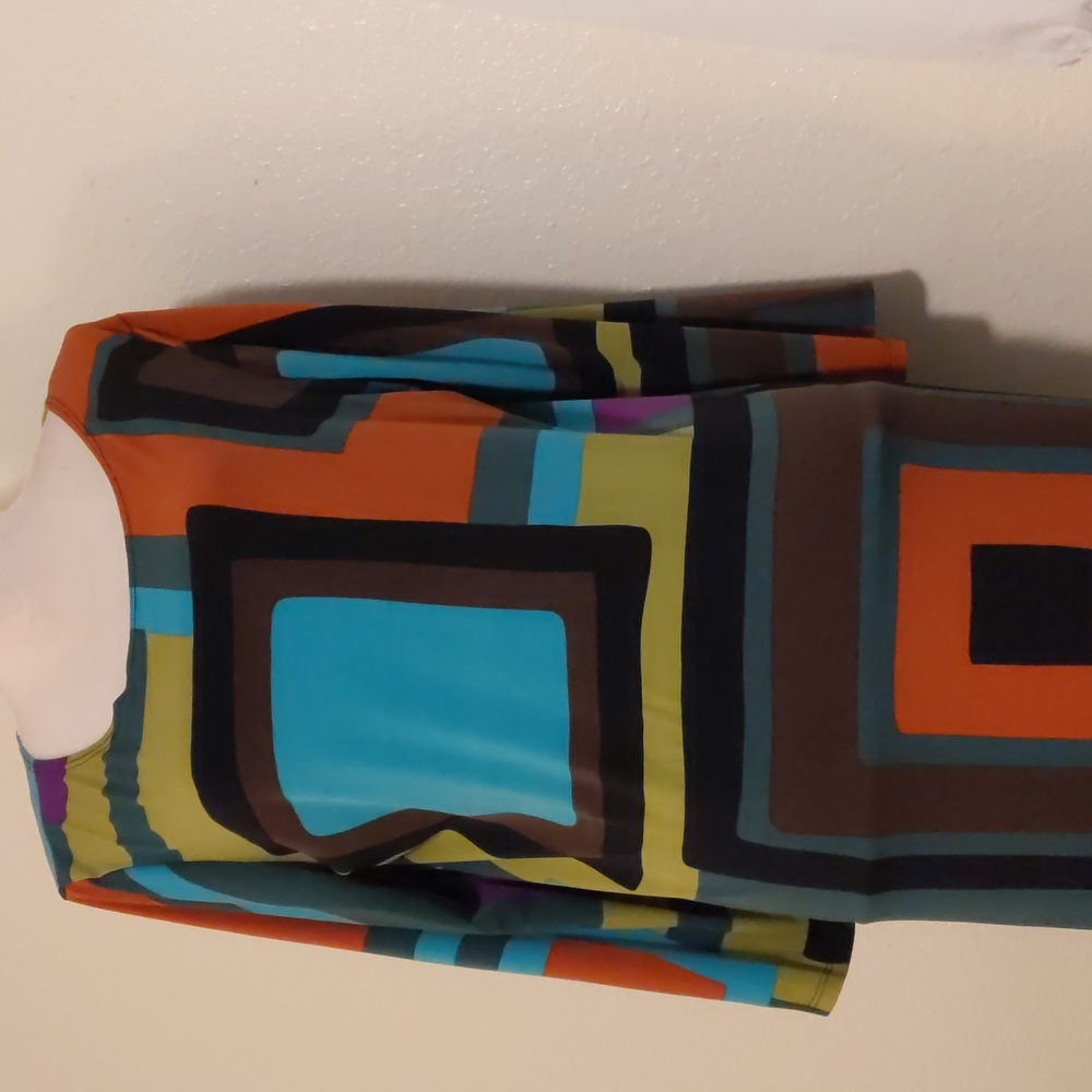 Sunny taylor multi color and funky tunic size XL